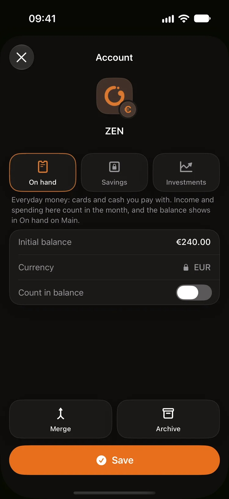 An everyday account outside the big number